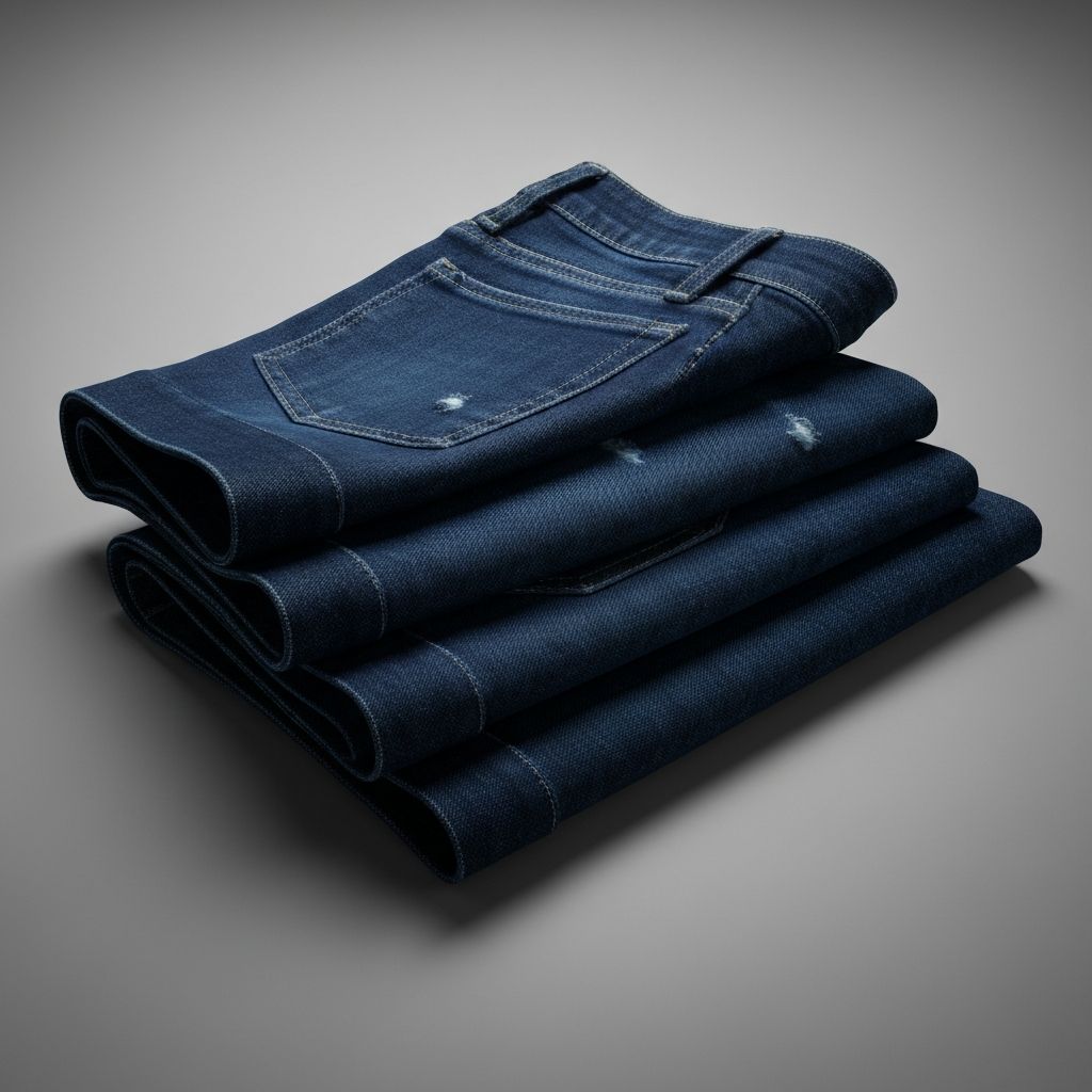 Slim Fit Dark Blue Denim Jeans
